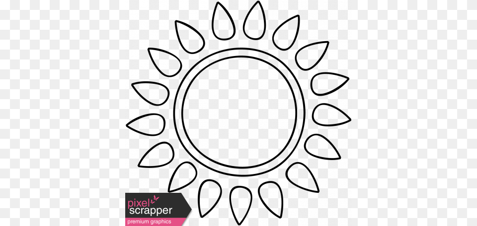 Sun Doodle Template Graphic, Pattern Free Transparent Png