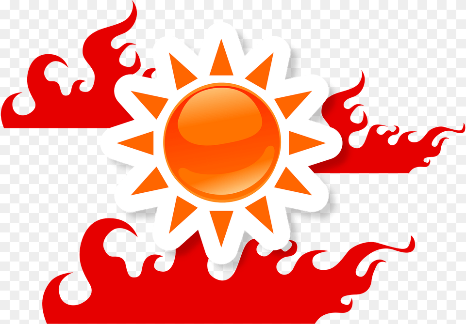 Sun Fire Clipart, Dynamite, Weapon, Machine Png Image