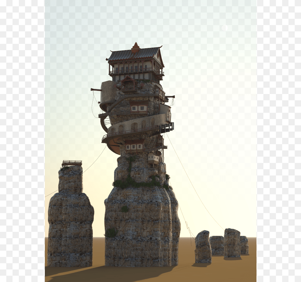 Sun Height At 20 Size Multiplier Observation Tower, Archaeology, Outdoors, Nature, Architecture Png Image