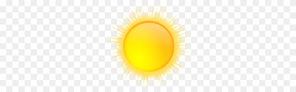 Sun Icon Clip Art, Sky, Outdoors, Nature, Gold Png