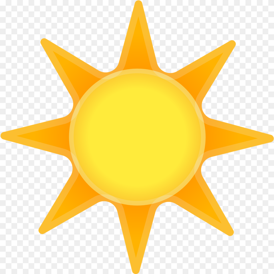 Sun Icon Sun Emoji No Background, Sky, Nature, Outdoors, Symbol Png Image