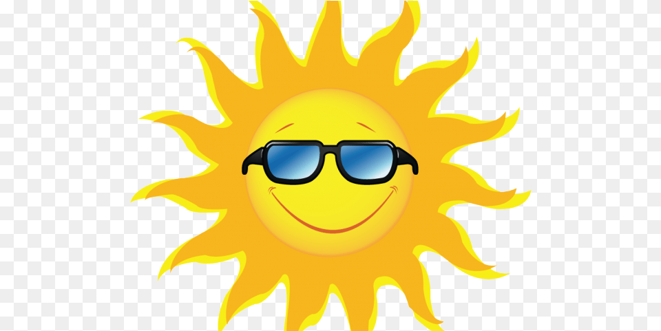 Sun Light Clipart Vector Black And White Picture Of Sun Sol Con Gafas De Sol, Accessories, Sky, Outdoors, Nature Free Png