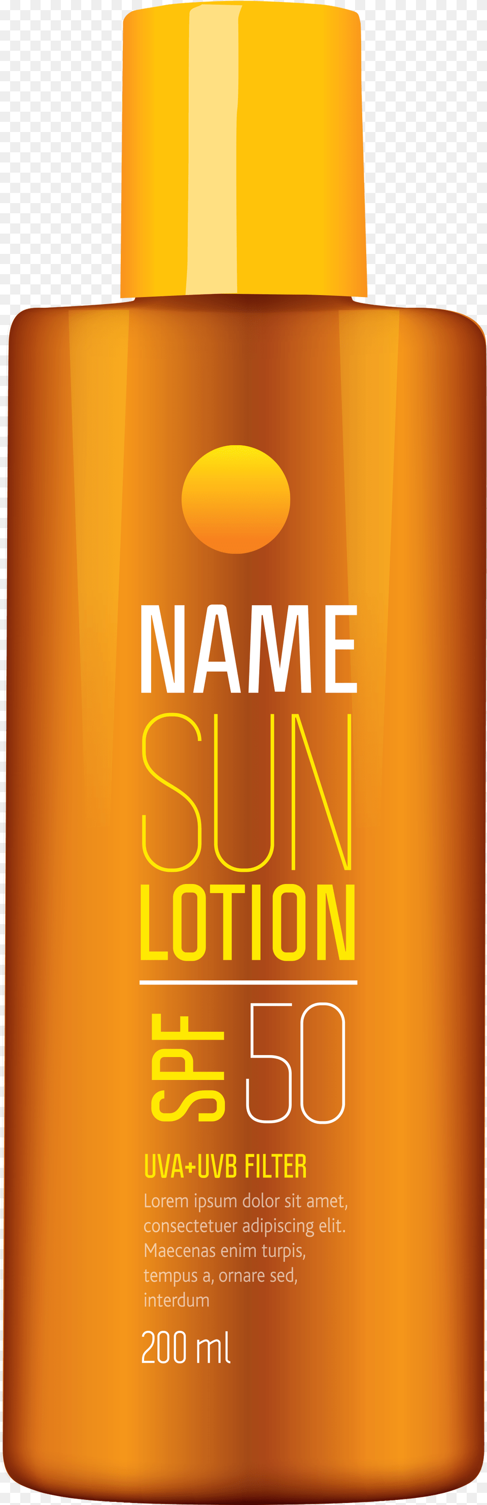 Sun Lotion Tube Clipart Picture Clip Art, Bottle, Cosmetics, Sunscreen, Perfume Free Png