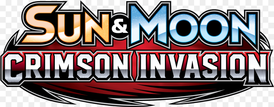 Sun Moon Crimson Invasion Pokemon Sun And Moon Crimson Invasion Logo, Dynamite, Weapon, Text Free Png Download