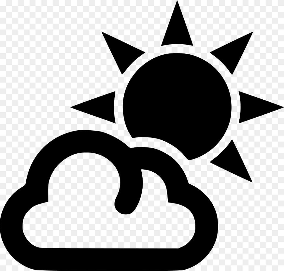 Sun Outline Sun Icon, Stencil, Symbol, Silhouette Free Png Download