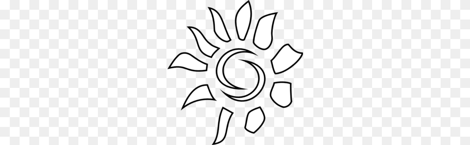 Sun Pattern Outline Clip Art, Emblem, Symbol, Machine, Baby Free Transparent Png