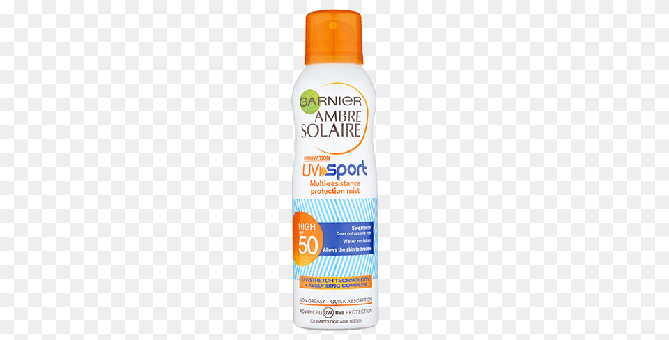 Sun Protection Mist Spray Uv Sport Garnier, Bottle, Cosmetics, Sunscreen, Food Free Png