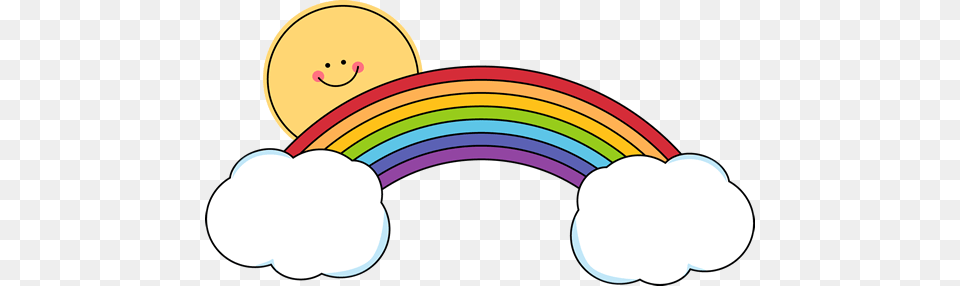 Sun Rainbow And Clouds Smiley Smiley Central, Outdoors, Toy, Nature Png