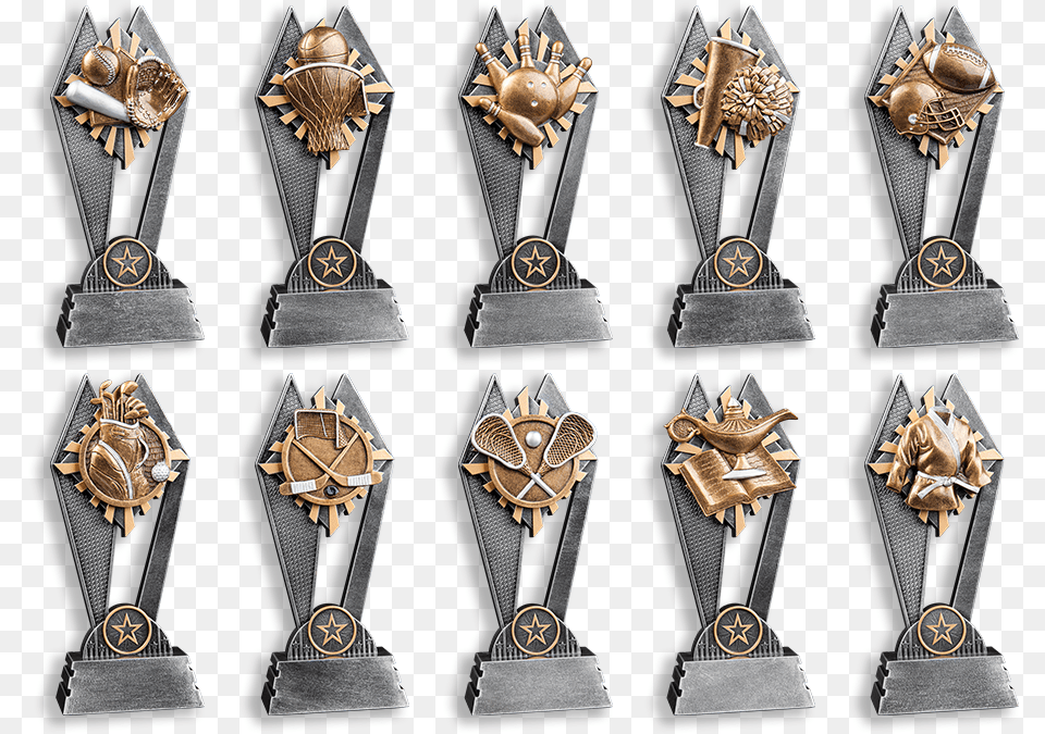 Sun Ray Resins Solid, Bronze, Trophy, Mace Club, Weapon Free Png Download