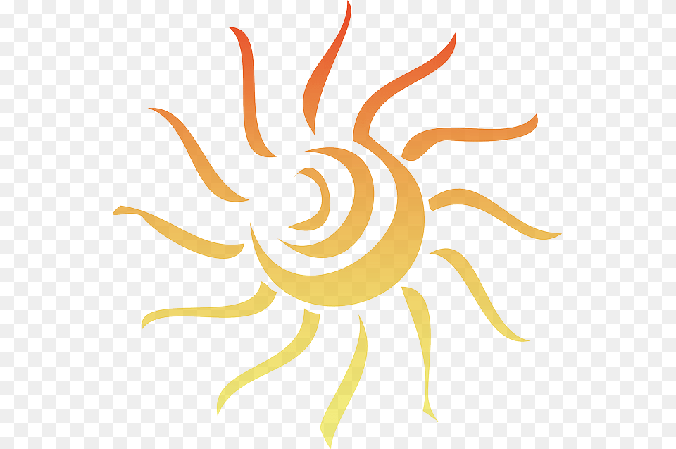 Sun Rays Clip Art At Clker Sun Rays Clipart, Animal, Invertebrate, Sea Life, Seashell Png Image