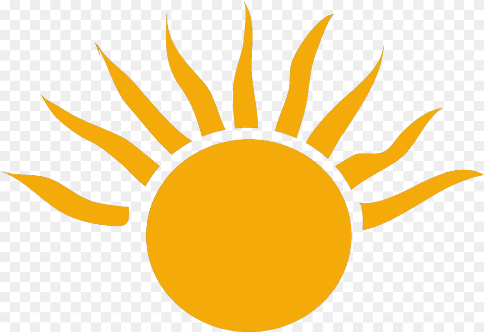Sun Rays Clipart, Sky, Outdoors, Nature, Logo Free Transparent Png