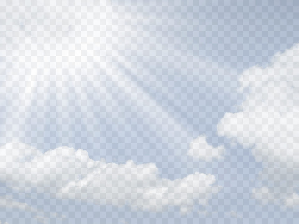 Sun Rays Coming Out Of The Clouds In A Blue Sky Wallpapefaded1024x Introducing The Divine Principle, Nature, Outdoors, Sunlight, Azure Sky Free Transparent Png