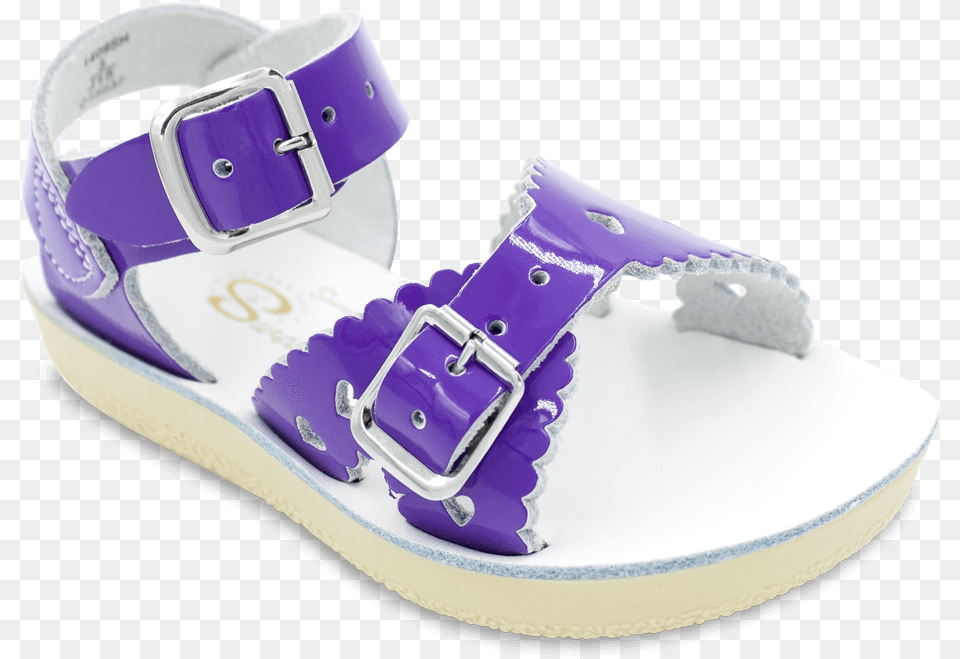 Sun San Sweetheart Shiny Purple Sandal, Clothing, Footwear, Accessories Free Png