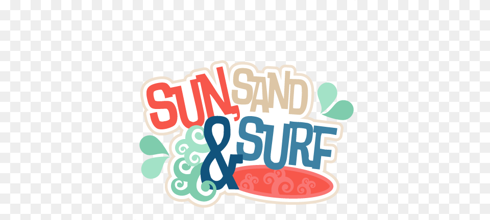 Sun Sand Amp Surf Svg Scrapbook Title Beach Svg Cut Scrapbooking, Dynamite, Weapon, Text, Logo Png