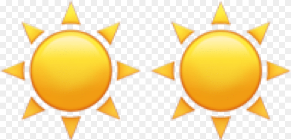 Sun Sol Emoji Iphone Emojiiphone Iphone Sun Emoji, Lighting, Nature, Outdoors, Sky Png