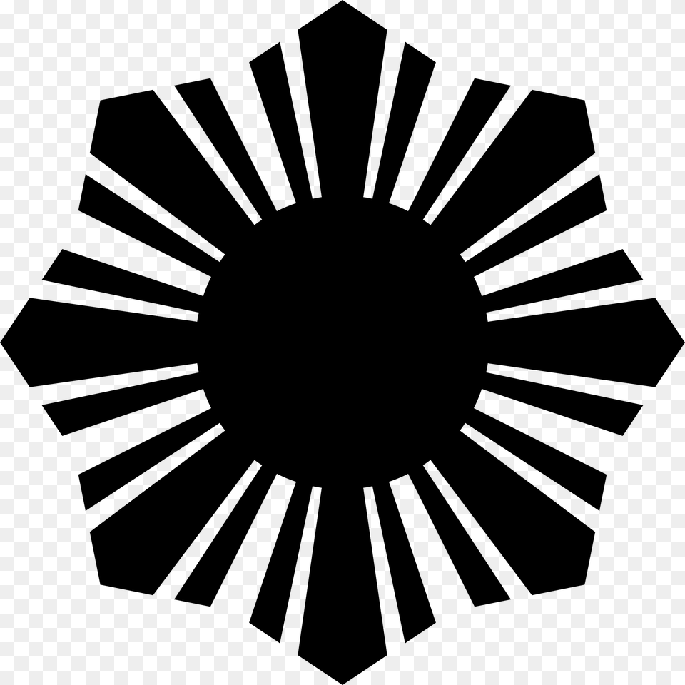 Sun Symbol Black Icons, Gray Free Png Download