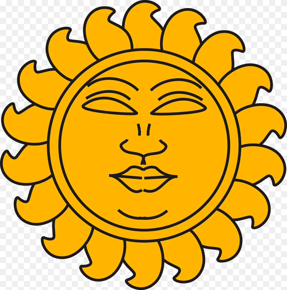 Sun Symbol Clip Arts Sol Con Ojos Y Boca, Logo, Face, Head, Person Free Transparent Png