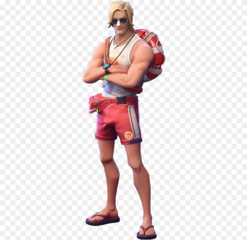 Sun Tan Specialist Icon Sun Tan Specialist Fortnite, Clothing, Costume, Shorts, Person Png