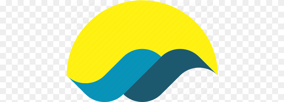 Sun Tourism Vacation Water Wave Icon Circle, Cap, Clothing, Hat, Swimwear Free Png