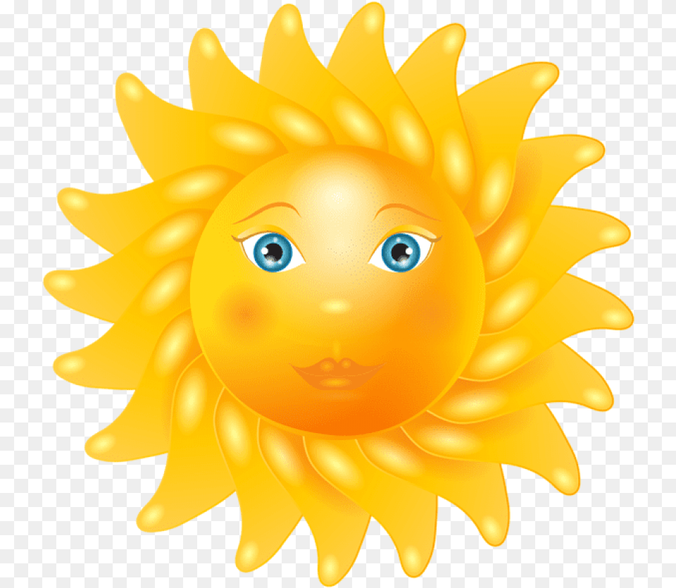 Sun Transparent Clipart Photo Happy Sun With Sunglasses, Dahlia, Flower, Plant, Face Free Png Download
