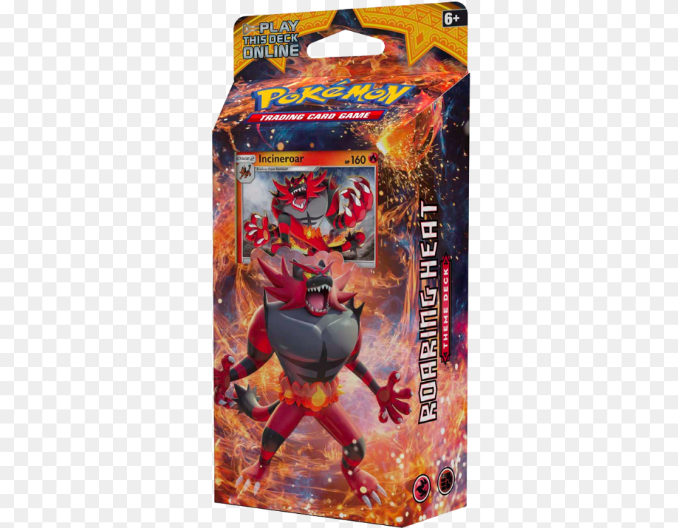 Sun U0026 Moon Roaring Heat Incineroar Theme Deck Pokemon, Person Free Png