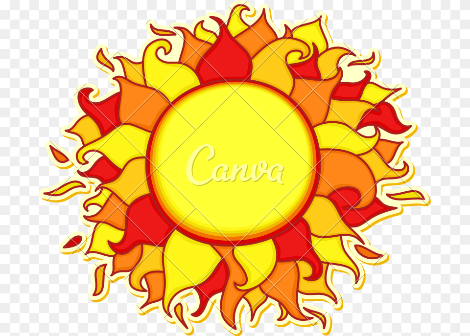 Sun Vector Icon Icons Circle, Dahlia, Flower, Nature, Outdoors Png Image