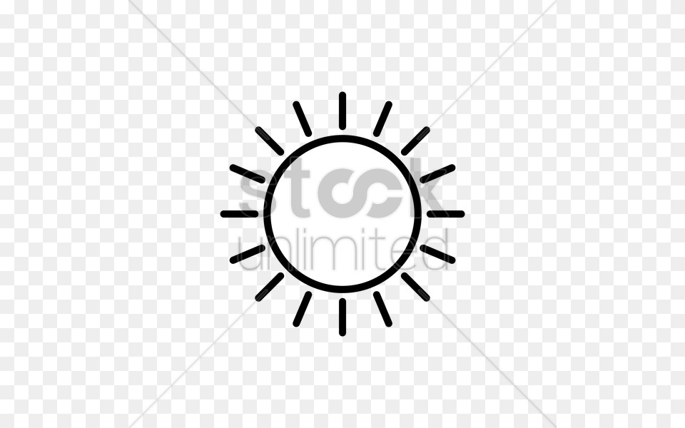 Sun Vector Outline Clipart Clip Art Illustration Circle Png