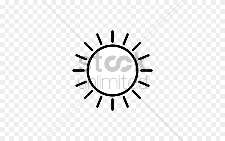 Sun Vector Outline Clipart Clip Art Illustration Minimalist Sun Design Free Png Download