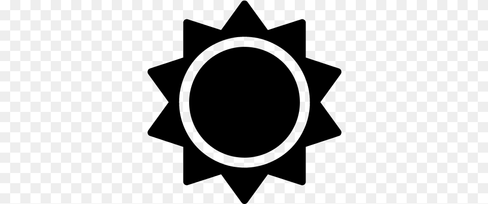 Sun Vector Sun Black Shape Vectors Logos Sun Logo Black, Gray Free Png