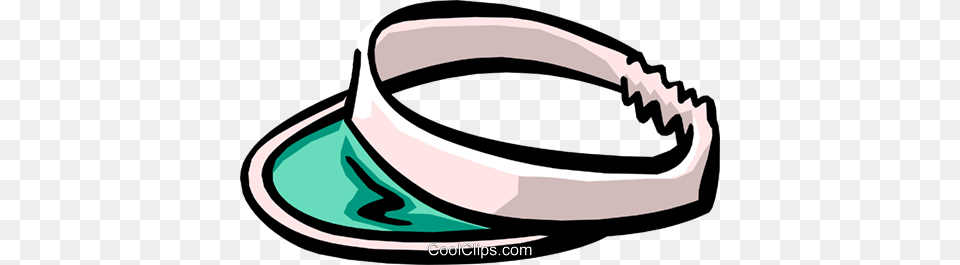 Sun Visor Royalty Vector Clip Art Illustration, Accessories, Clothing, Hat, Goggles Png Image