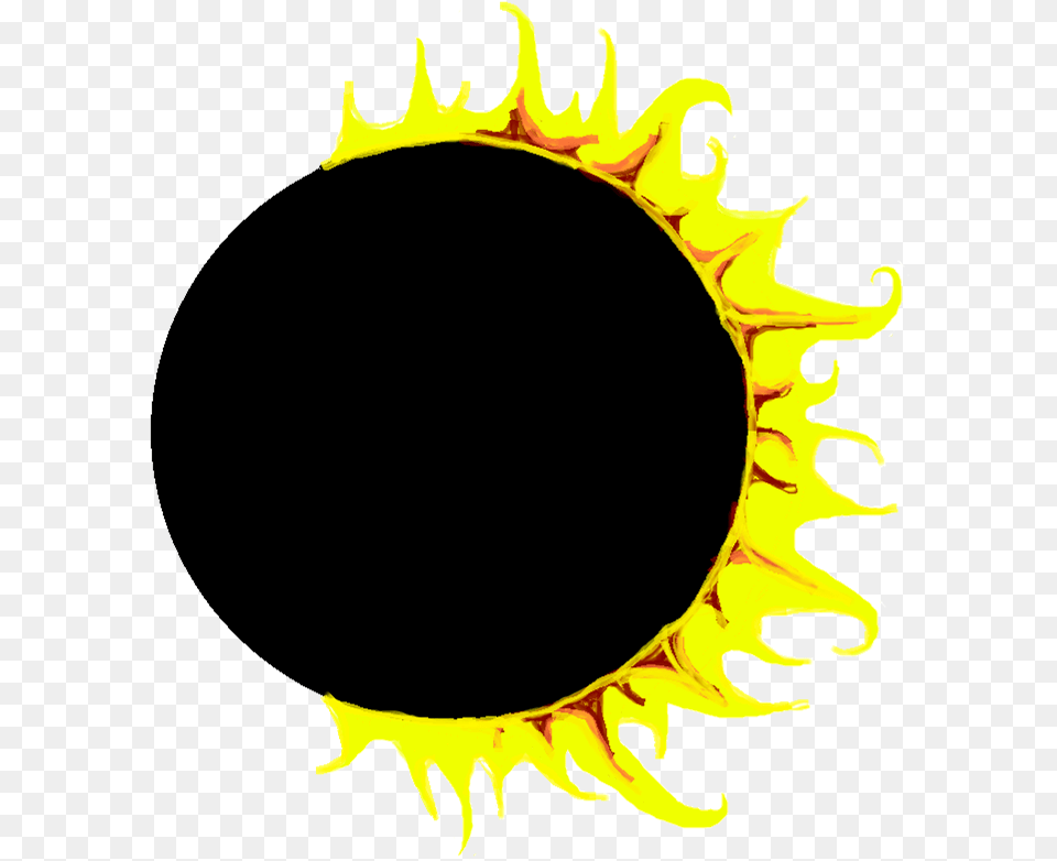 Sun With Eclipse Glasses Clipart Graphic Library Solar Eclipse Clipart, Flower, Plant, Sunflower, Animal Free Png