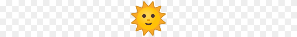 Sun With Face Emoji, Nature, Outdoors, Sky Png Image