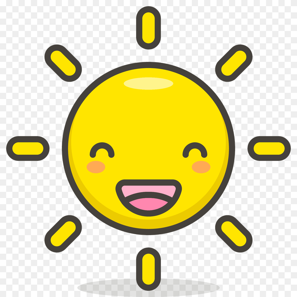 Sun With Face Emoji Clipart, Head, Person Free Png Download