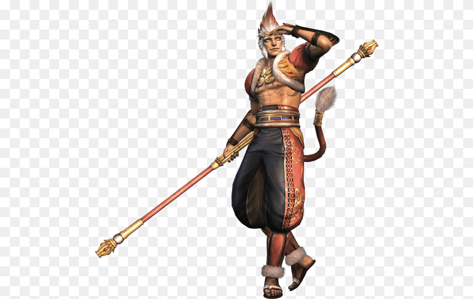 Sun Wukong Uddhamsoto, Person, Spear, Weapon, Clothing Free Png
