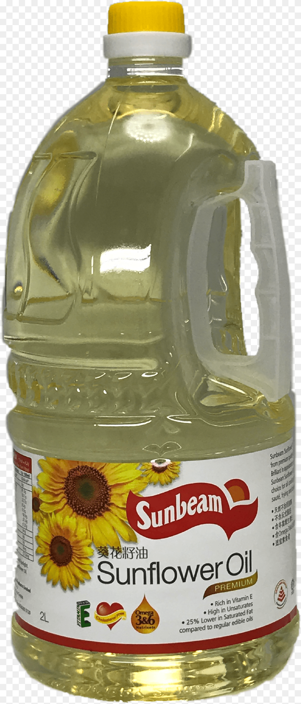 Sunbeam Sunflower Oil 2ltitle Sunbeam Sunflower Plastic Bottle, Gray Png Image