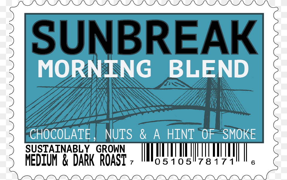 Sunbreak Morning Blend U2014 Trailhead Coffee Roasters Smoke, Postage Stamp, Text, Scoreboard Png Image