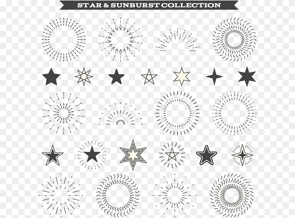Sunburst Black And White Clip Art Vector Graphics, Symbol, Star Symbol, Car, Transportation Free Png Download