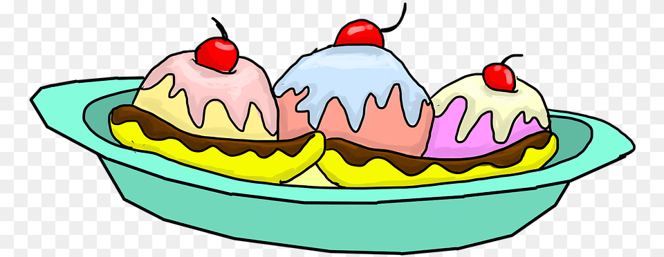 Sundae, Cream, Dessert, Food, Ice Cream Free Png