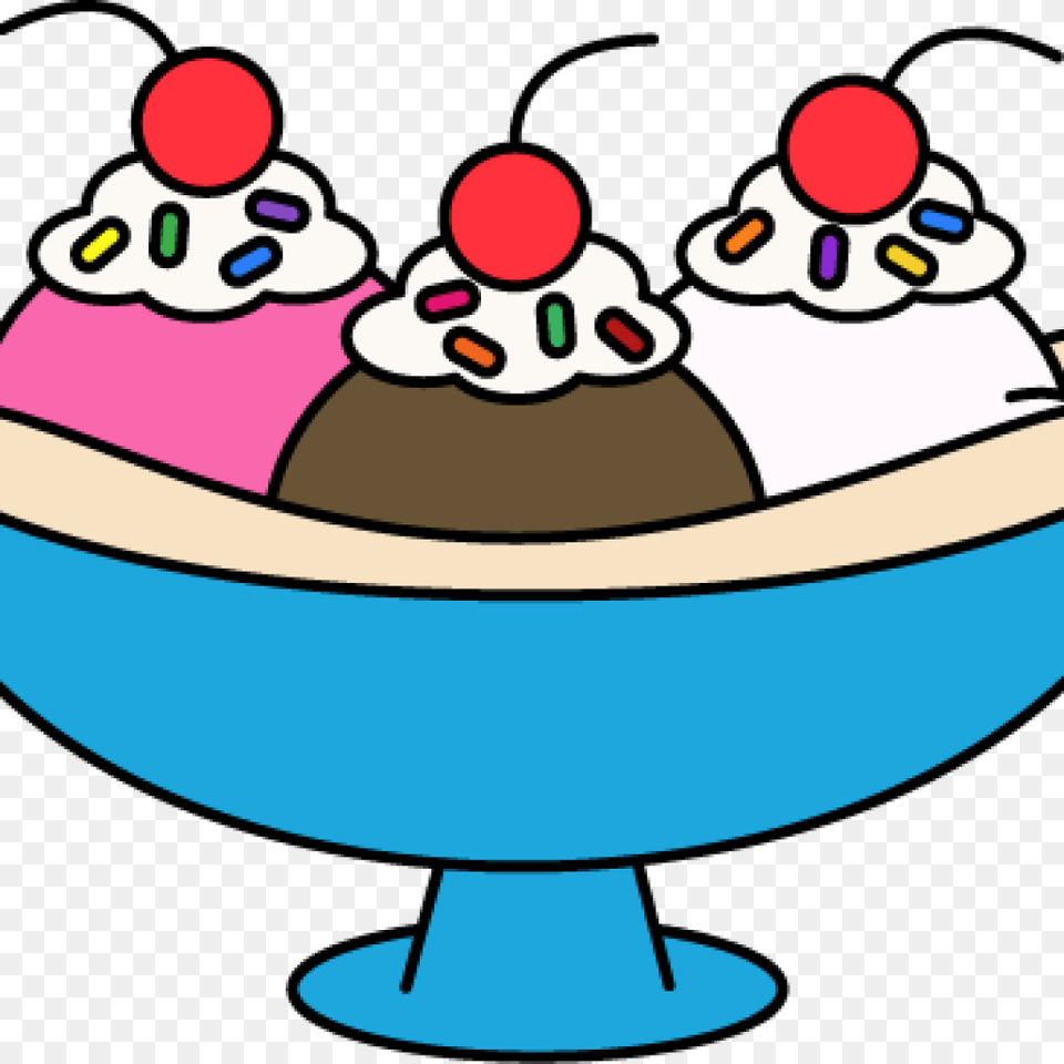 Sundae Clip Art Free Clipart Download, Cream, Dessert, Food, Ice Cream Png