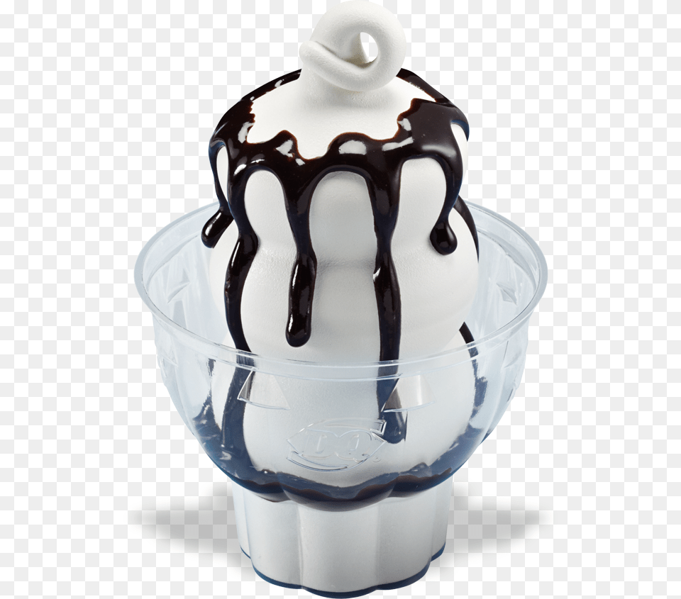 Sundae Clipart Dairy Queen, Cream, Dessert, Food, Ice Cream Png Image