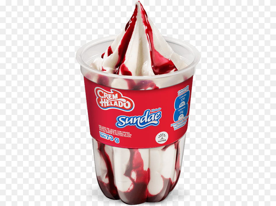 Sundae Crem Helado Helados De Crem Helado, Cream, Dessert, Food, Ice Cream Free Png