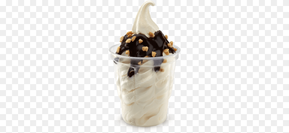 Sundae Treat Mcdonalds Sundae, Cream, Dessert, Food, Ice Cream Free Transparent Png