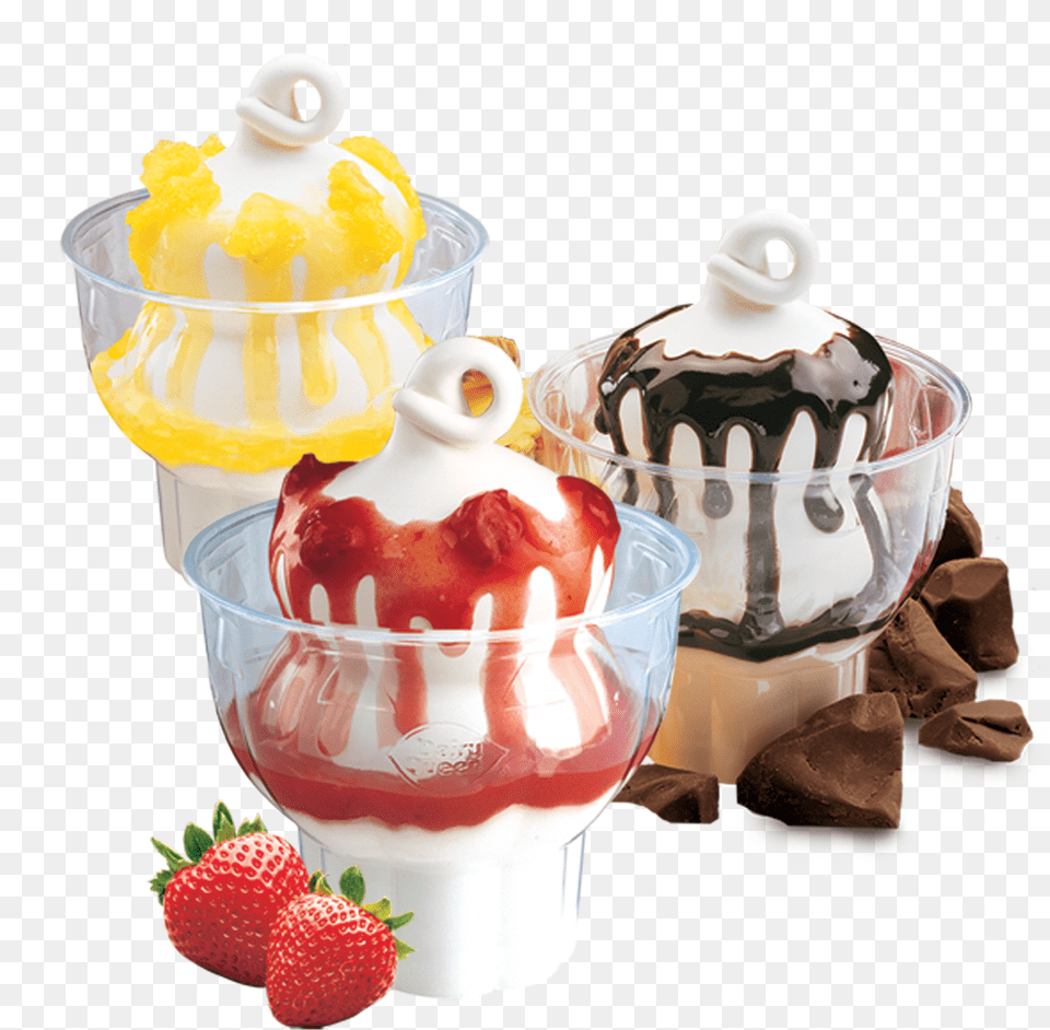 Sundaes Dairy Queen Sundae, Cream, Dessert, Food, Ice Cream Free Png Download