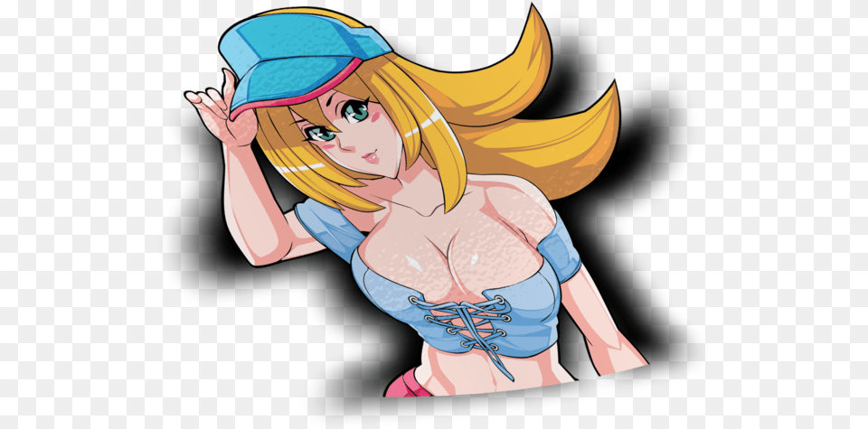 Sundate Dark Magician Girl Peeker Sticker Cartoon, Book, Comics, Publication, Adult Png