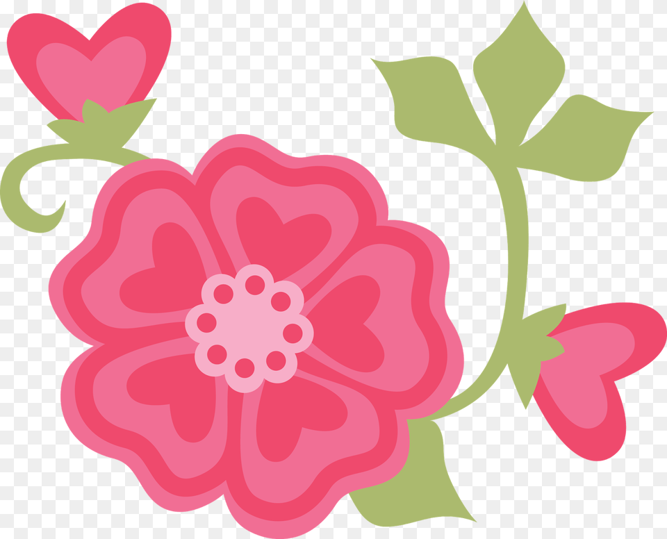 Sunday February 1 Cute Pink Flower, Plant, Petal, Dahlia, Baby Free Png