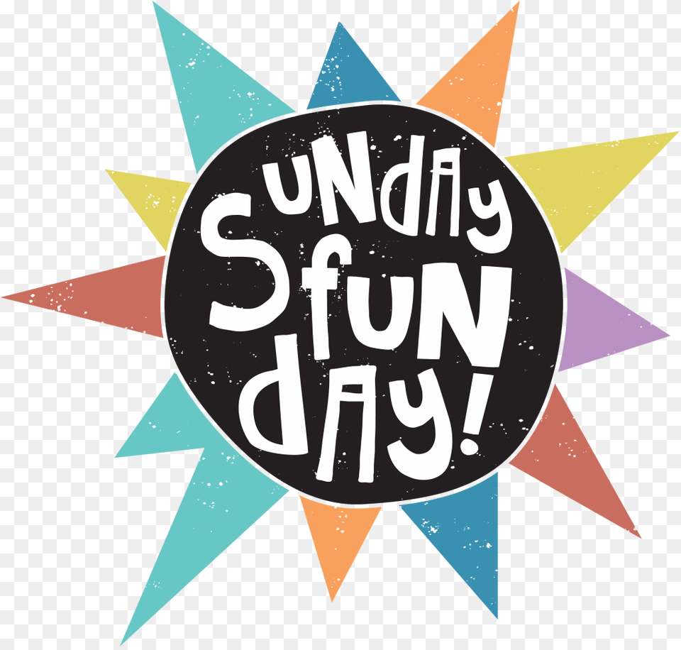 Sunday Is Fun Day, Sticker Free Png