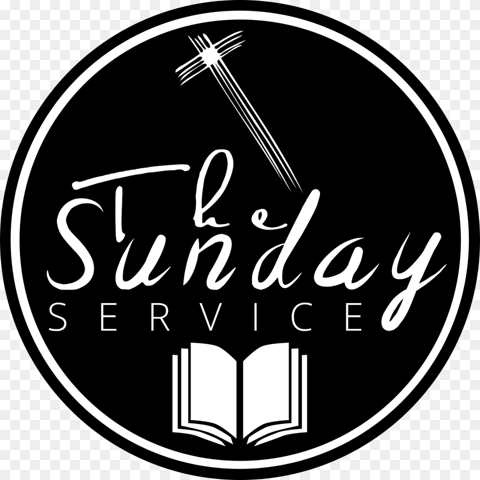Sunday Services Circle, Book, Publication, Blade, Dagger Png Image