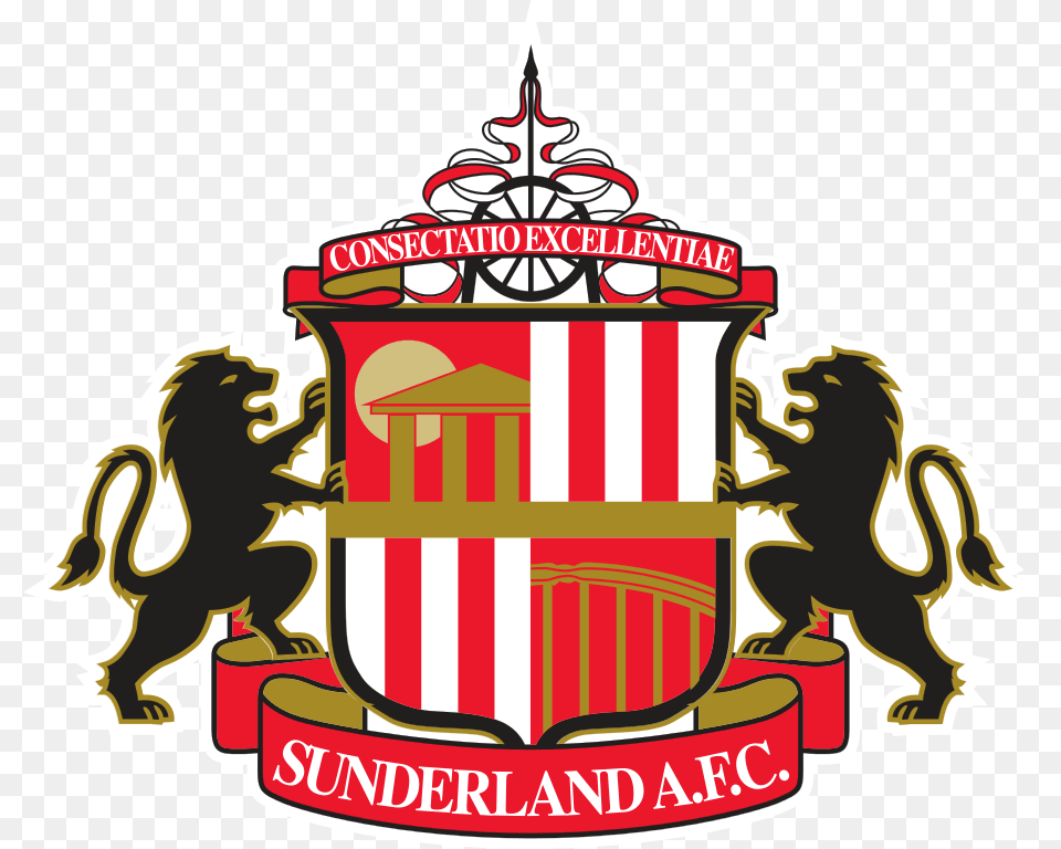 Sunderland Afc Logo, Circus, Leisure Activities, Emblem, Symbol Free Png Download
