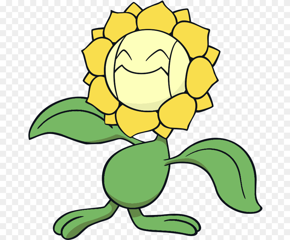 Sunflora Pokemon, Flower, Plant, Sunflower, Baby Png Image