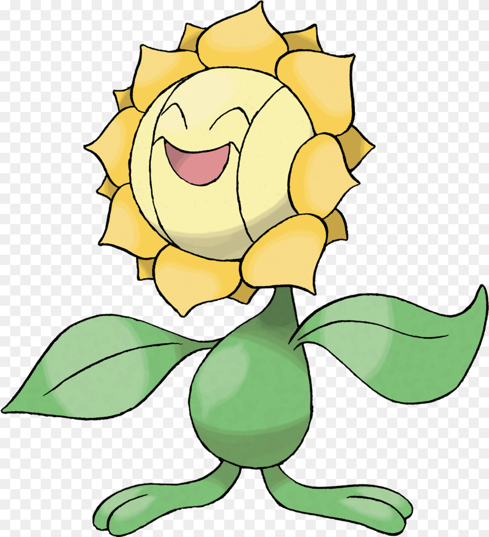 Sunflora Pokemon Go Sunflower Pokemon, Rose, Plant, Flower, Leaf Free Png